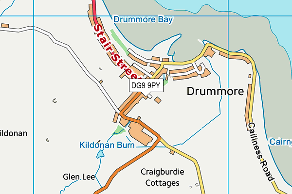 DG9 9PY map - OS VectorMap District (Ordnance Survey) DG9 9PY map - OS VectorMap District (Ordnance Survey)