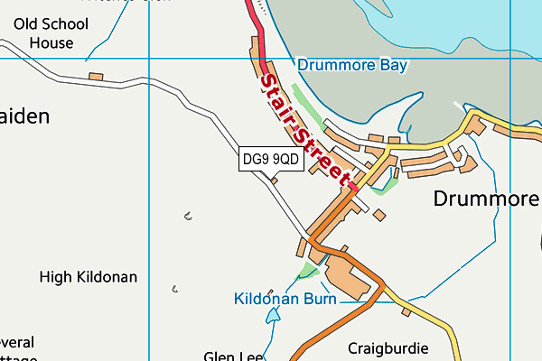 DG9 9QD map - OS VectorMap District (Ordnance Survey) DG9 9QD map - OS VectorMap District (Ordnance Survey)