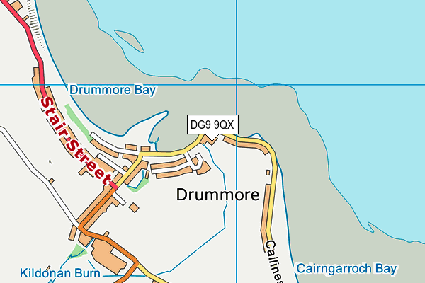 DG9 9QX map - OS VectorMap District (Ordnance Survey) DG9 9QX map - OS VectorMap District (Ordnance Survey)