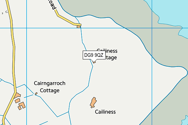 DG9 9QZ map - OS VectorMap District (Ordnance Survey) DG9 9QZ map - OS VectorMap District (Ordnance Survey)