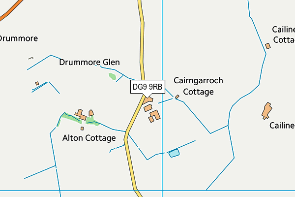 DG9 9RB map - OS VectorMap District (Ordnance Survey) DG9 9RB map - OS VectorMap District (Ordnance Survey)