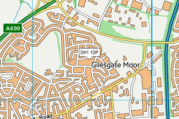 DH1 1DP map - OS VectorMap District (Ordnance Survey) DH1 1DP map - OS VectorMap District (Ordnance Survey)