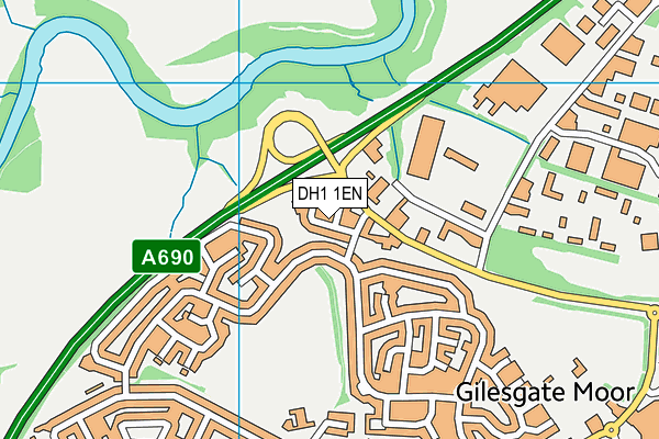 DH1 1EN map - OS VectorMap District (Ordnance Survey) DH1 1EN map - OS VectorMap District (Ordnance Survey)