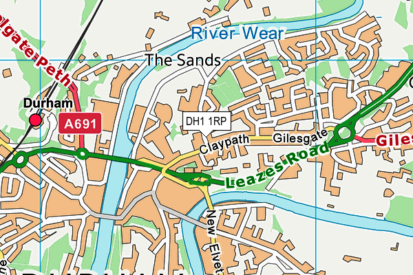 DH1 1RP map - OS VectorMap District (Ordnance Survey) DH1 1RP map - OS VectorMap District (Ordnance Survey)