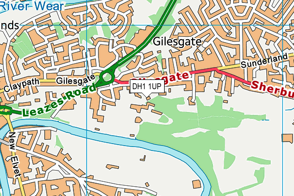 DH1 1UP map - OS VectorMap District (Ordnance Survey) DH1 1UP map - OS VectorMap District (Ordnance Survey)