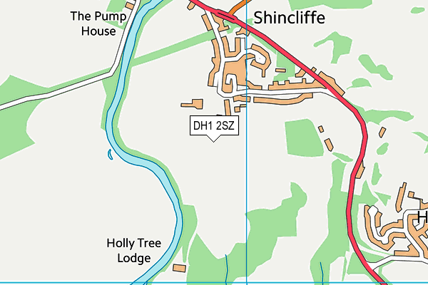 DH1 2SZ map - OS VectorMap District (Ordnance Survey) DH1 2SZ map - OS VectorMap District (Ordnance Survey)