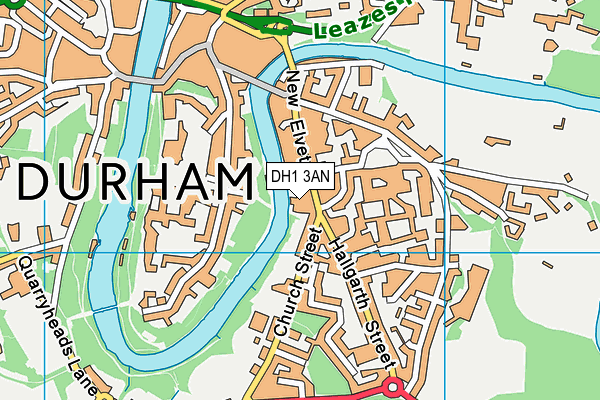 DH1 3AN map - OS VectorMap District (Ordnance Survey) DH1 3AN map - OS VectorMap District (Ordnance Survey)