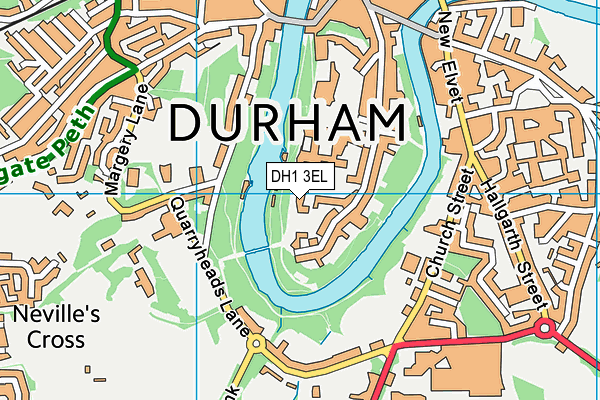 DH1 3EL map - OS VectorMap District (Ordnance Survey) DH1 3EL map - OS VectorMap District (Ordnance Survey)