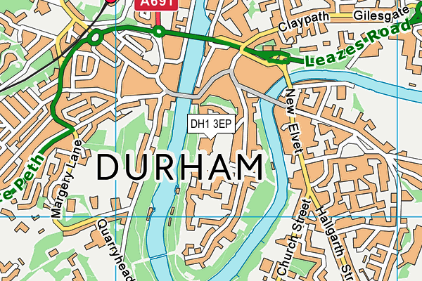 DH1 3EP map - OS VectorMap District (Ordnance Survey) DH1 3EP map - OS VectorMap District (Ordnance Survey)