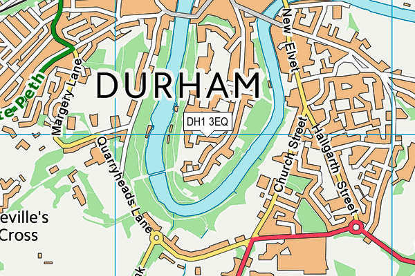 DH1 3EQ map - OS VectorMap District (Ordnance Survey) DH1 3EQ map - OS VectorMap District (Ordnance Survey)