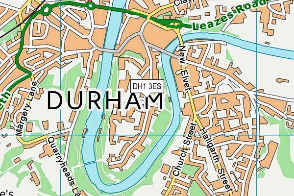 DH1 3ES map - OS VectorMap District (Ordnance Survey) DH1 3ES map - OS VectorMap District (Ordnance Survey)