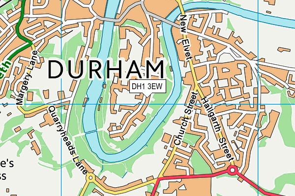 DH1 3EW map - OS VectorMap District (Ordnance Survey) DH1 3EW map - OS VectorMap District (Ordnance Survey)