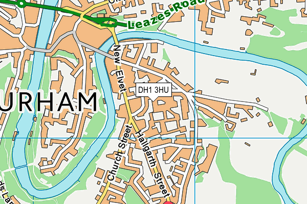DH1 3HU map - OS VectorMap District (Ordnance Survey) DH1 3HU map - OS VectorMap District (Ordnance Survey)