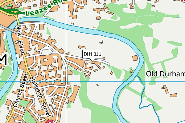 DH1 3JU map - OS VectorMap District (Ordnance Survey) DH1 3JU map - OS VectorMap District (Ordnance Survey)
