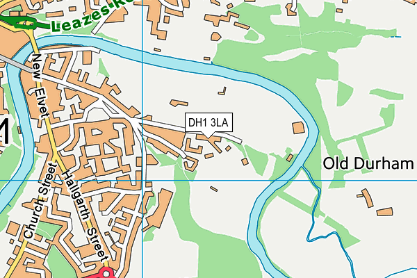 DH1 3LA map - OS VectorMap District (Ordnance Survey) DH1 3LA map - OS VectorMap District (Ordnance Survey)