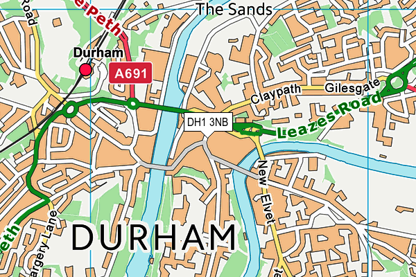 DH1 3NB map - OS VectorMap District (Ordnance Survey) DH1 3NB map - OS VectorMap District (Ordnance Survey)