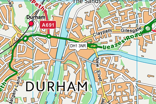 DH1 3NR map - OS VectorMap District (Ordnance Survey) DH1 3NR map - OS VectorMap District (Ordnance Survey)