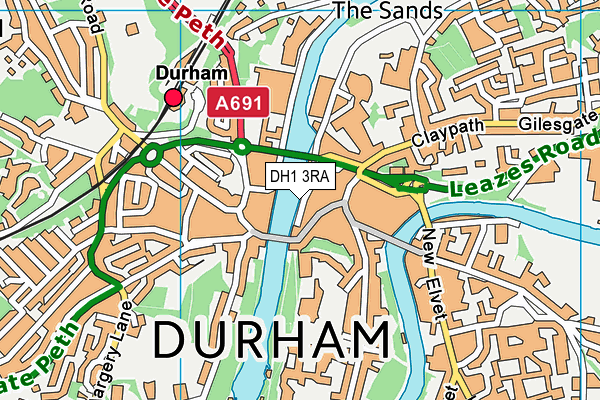 DH1 3RA map - OS VectorMap District (Ordnance Survey) DH1 3RA map - OS VectorMap District (Ordnance Survey)