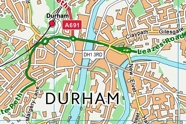 DH1 3RD map - OS VectorMap District (Ordnance Survey) DH1 3RD map - OS VectorMap District (Ordnance Survey)
