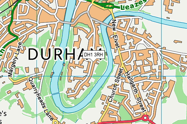 DH1 3RH map - OS VectorMap District (Ordnance Survey) DH1 3RH map - OS VectorMap District (Ordnance Survey)