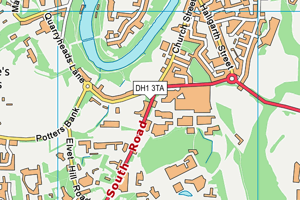 DH1 3TA map - OS VectorMap District (Ordnance Survey) DH1 3TA map - OS VectorMap District (Ordnance Survey)