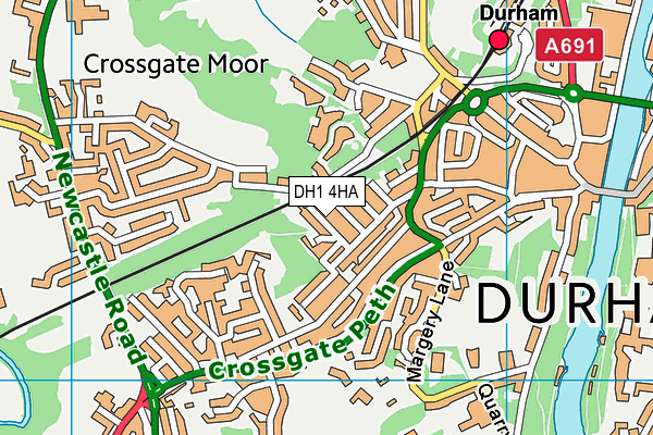 DH1 4HA map - OS VectorMap District (Ordnance Survey) DH1 4HA map - OS VectorMap District (Ordnance Survey)