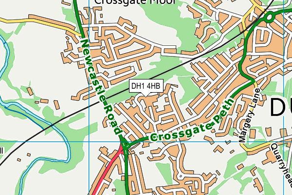 DH1 4HB map - OS VectorMap District (Ordnance Survey) DH1 4HB map - OS VectorMap District (Ordnance Survey)