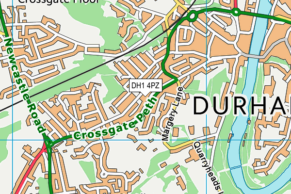DH1 4PZ map - OS VectorMap District (Ordnance Survey) DH1 4PZ map - OS VectorMap District (Ordnance Survey)