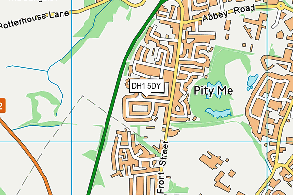 DH1 5DY map - OS VectorMap District (Ordnance Survey) DH1 5DY map - OS VectorMap District (Ordnance Survey)