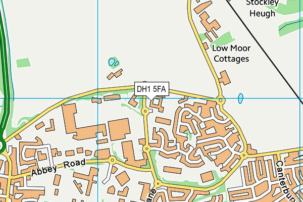 DH1 5FA map - OS VectorMap District (Ordnance Survey) DH1 5FA map - OS VectorMap District (Ordnance Survey)