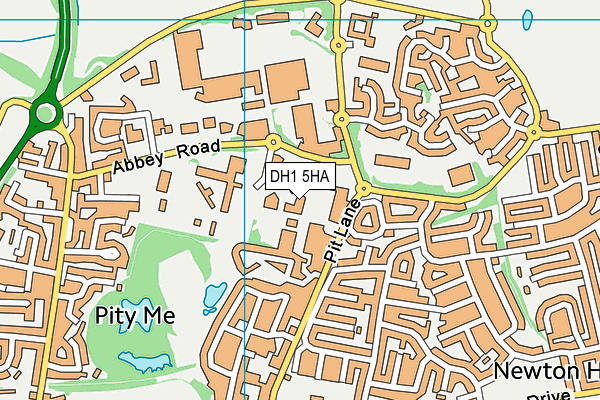 DH1 5HA map - OS VectorMap District (Ordnance Survey) DH1 5HA map - OS VectorMap District (Ordnance Survey)