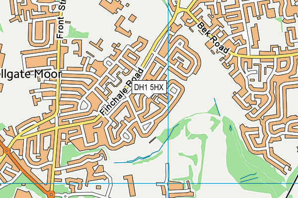 DH1 5HX map - OS VectorMap District (Ordnance Survey) DH1 5HX map - OS VectorMap District (Ordnance Survey)
