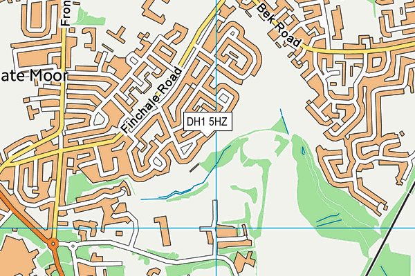 DH1 5HZ map - OS VectorMap District (Ordnance Survey) DH1 5HZ map - OS VectorMap District (Ordnance Survey)