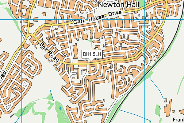 DH1 5LH map - OS VectorMap District (Ordnance Survey) DH1 5LH map - OS VectorMap District (Ordnance Survey)