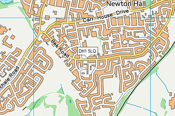 DH1 5LQ map - OS VectorMap District (Ordnance Survey) DH1 5LQ map - OS VectorMap District (Ordnance Survey)