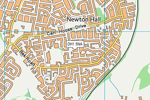 DH1 5NA map - OS VectorMap District (Ordnance Survey) DH1 5NA map - OS VectorMap District (Ordnance Survey)