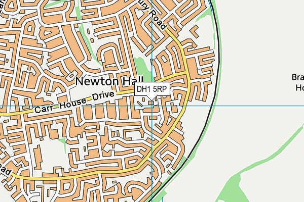 DH1 5RP map - OS VectorMap District (Ordnance Survey) DH1 5RP map - OS VectorMap District (Ordnance Survey)