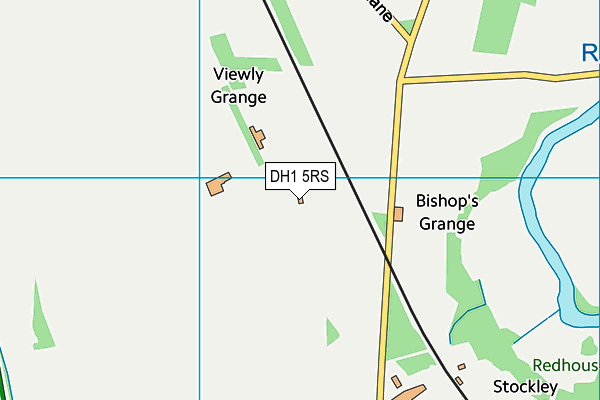 DH1 5RS map - OS VectorMap District (Ordnance Survey) DH1 5RS map - OS VectorMap District (Ordnance Survey)