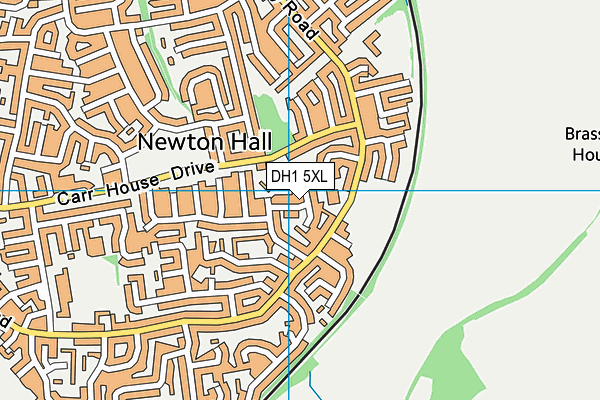 DH1 5XL map - OS VectorMap District (Ordnance Survey) DH1 5XL map - OS VectorMap District (Ordnance Survey)