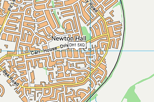 DH1 5XQ map - OS VectorMap District (Ordnance Survey) DH1 5XQ map - OS VectorMap District (Ordnance Survey)