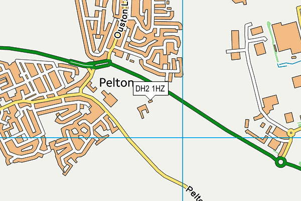 DH2 1HZ map - OS VectorMap District (Ordnance Survey) DH2 1HZ map - OS VectorMap District (Ordnance Survey)