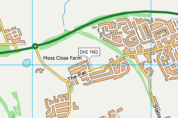 DH2 1NQ map - OS VectorMap District (Ordnance Survey) DH2 1NQ map - OS VectorMap District (Ordnance Survey)
