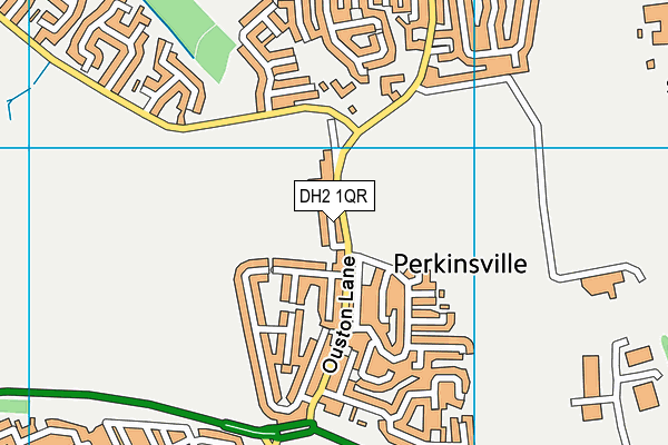 DH2 1QR map - OS VectorMap District (Ordnance Survey) DH2 1QR map - OS VectorMap District (Ordnance Survey)