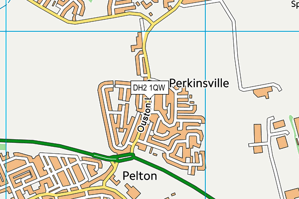 DH2 1QW map - OS VectorMap District (Ordnance Survey) DH2 1QW map - OS VectorMap District (Ordnance Survey)