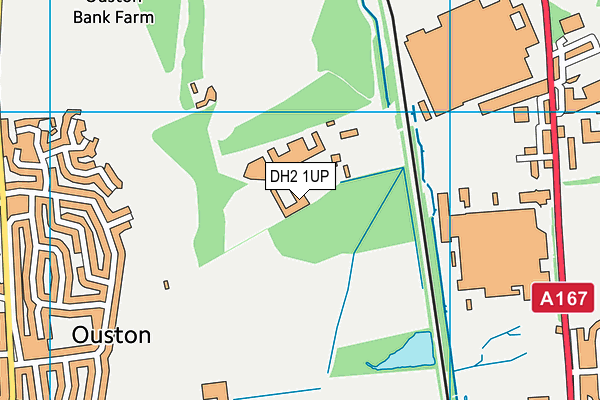 DH2 1UP map - OS VectorMap District (Ordnance Survey) DH2 1UP map - OS VectorMap District (Ordnance Survey)