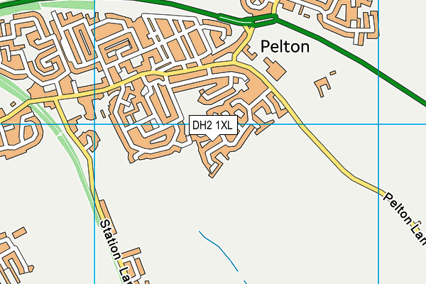 DH2 1XL map - OS VectorMap District (Ordnance Survey) DH2 1XL map - OS VectorMap District (Ordnance Survey)