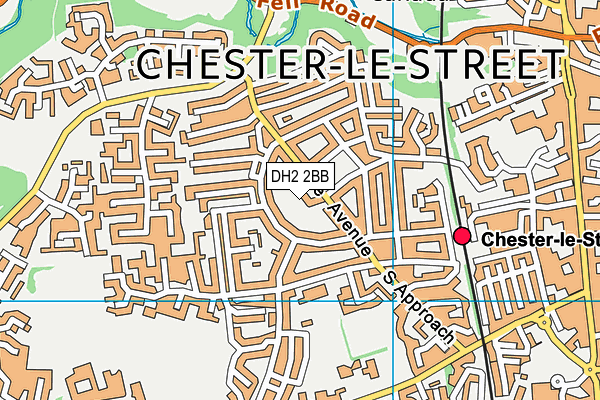 DH2 2BB map - OS VectorMap District (Ordnance Survey) DH2 2BB map - OS VectorMap District (Ordnance Survey)