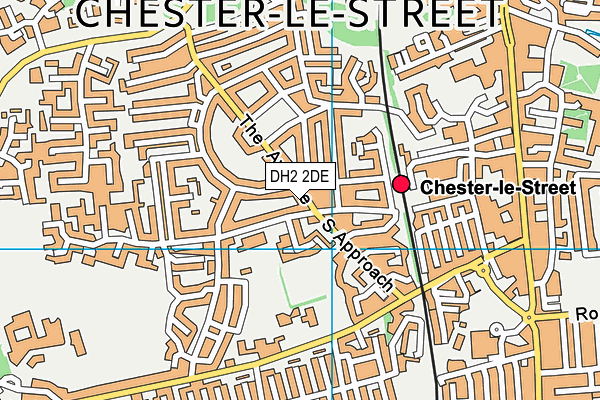 DH2 2DE map - OS VectorMap District (Ordnance Survey) DH2 2DE map - OS VectorMap District (Ordnance Survey)