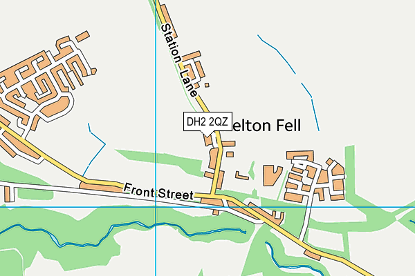 DH2 2QZ map - OS VectorMap District (Ordnance Survey) DH2 2QZ map - OS VectorMap District (Ordnance Survey)