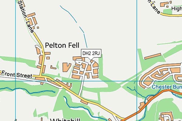 DH2 2RJ map - OS VectorMap District (Ordnance Survey) DH2 2RJ map - OS VectorMap District (Ordnance Survey)